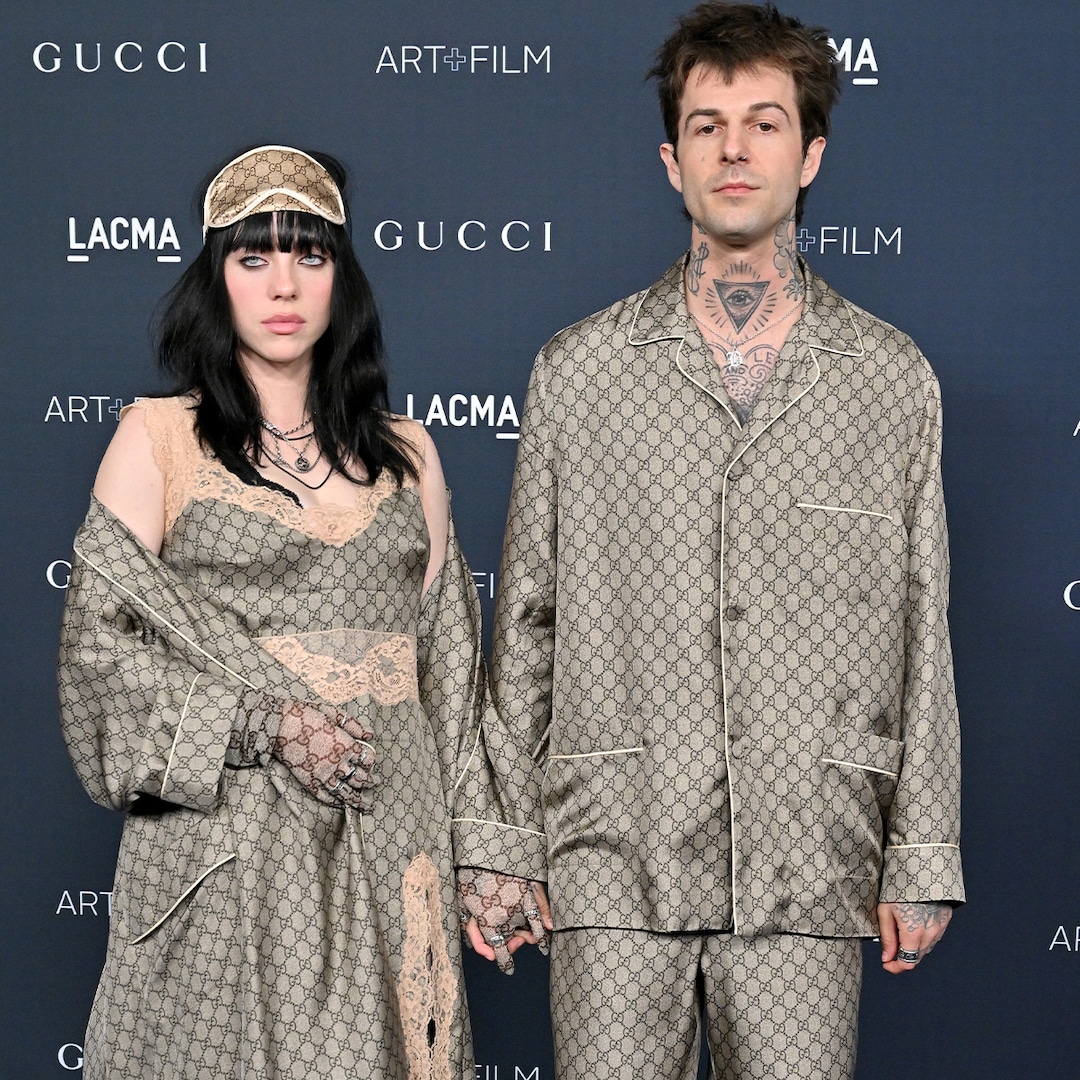 Billie Eilish & Jesse Rutherford Bundle in Gucci For Crimson Carpet Debut Billie Eilish & Jesse Rutherford Bundle in Gucci For Crimson Carpet Debut